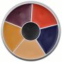 Kryolan Rainbow Circle Vetschmink Burned Skin