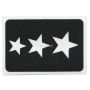 Glittertattoo Sjabloon Tri Star (5 pack)