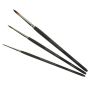 Facepaintshop Pointer Brush Set 3pc