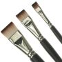 Facepaintshop Short Flat Schminkpenselen Set 3pc