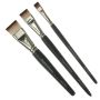 Facepaintshop Short Flat Schminkpenselen Set 3pc