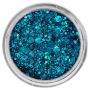 PXP Pressed Chunky Glitter Cream Peacock Blue 10ml