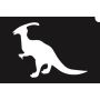 Glittertattoo Stencil Parasaurolphus (5 pack)