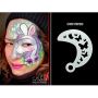 oOh Body Art Stencils Butterfly Wrap W20