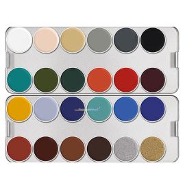 Kryolan Supracolor Palette 24 Colors (Z Palette)