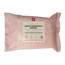 DA Facial Cleansing Wipes Sensitive 25 Pcs