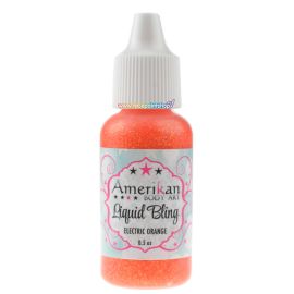 Amerikan Body Art Liquid Bling Electric Orange 15ml