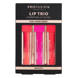 Profusion Lip Trio High Shine Lip Gloss - Brights