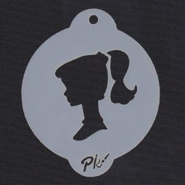 Schminkstencil Barbie D