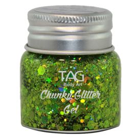 Tag Chunky Glitter Gel Groen 20gr