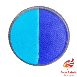 Facepaint Australia 50/50 Light Blue & Mid Blue 30g