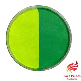 Facepaint Australia 50/50 Lime Green & Green 30g