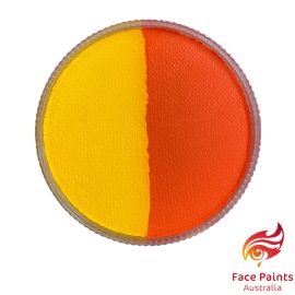 Facepaint Australia 50/50 Yellow & Orange 30g