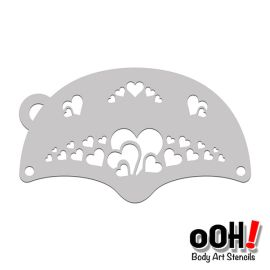 oOh oOh Body Valentine Mask Schmink Stencil K07Body Valentine Mask Schmink Stencil K07