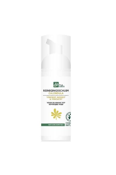 DA By Erica Reinigingsschuim Calendula

Milde reiniging voor de droge tot gevoelige huid. De pH-huid neutrale foam met Calendula extract en Aloë Vera verfrist,