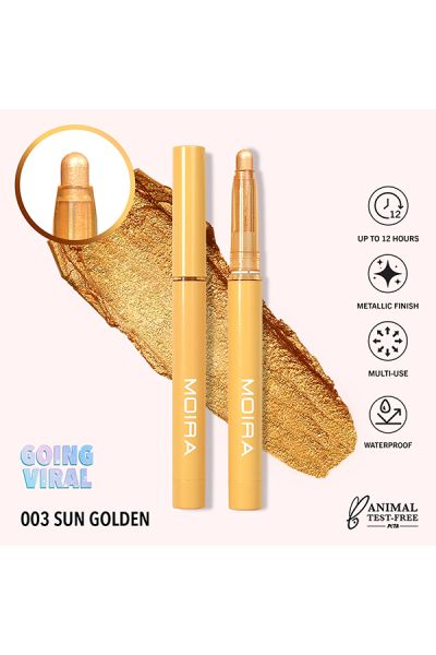 Moira Stellar Glaze Stick Shadow Sun Golden