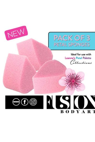 Fusion Petal Schmink Sponsjes 3 Pack