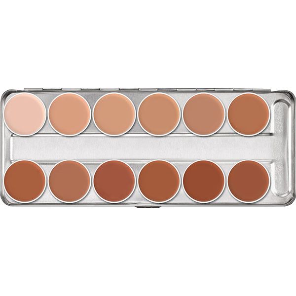 Kryolan Supracolor TV Palette 12 Kleuren