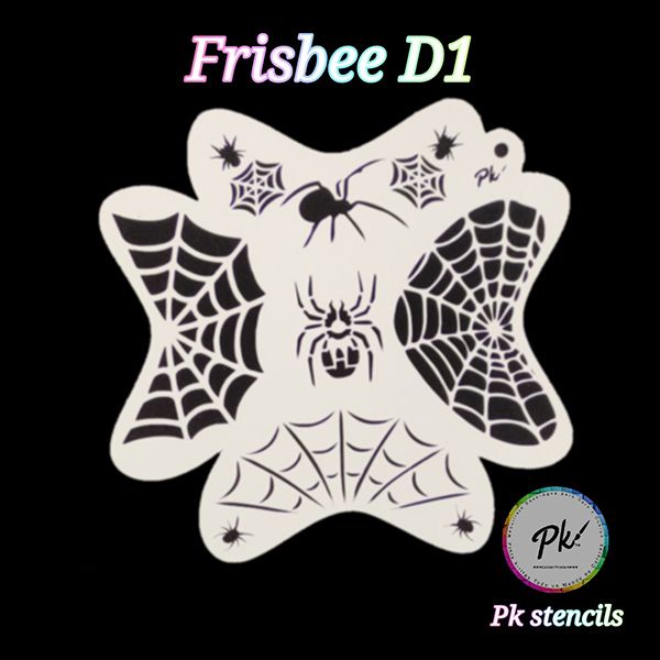 Frisbee Schminkstencil D1