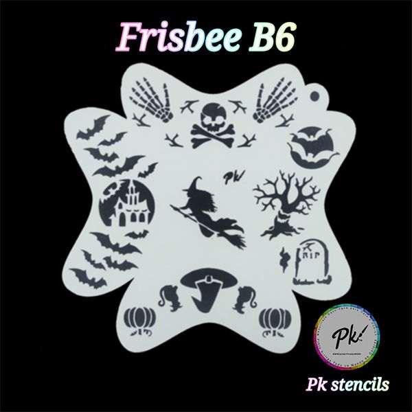 Frisbee Schminkstencil B6