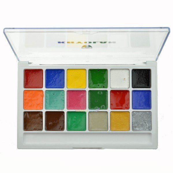 Kryolan Body Ilustration Make-Up Color Palette Bright