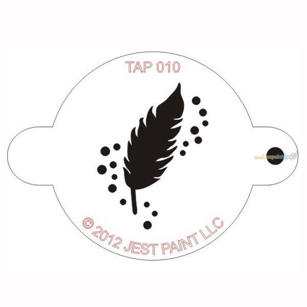 Tap Schmink Sjabloon Feather