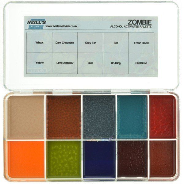 Zombie Key Colours Palette