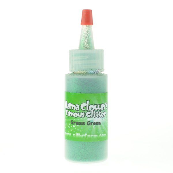 Mama Clown's Famous Glitter Grass Green