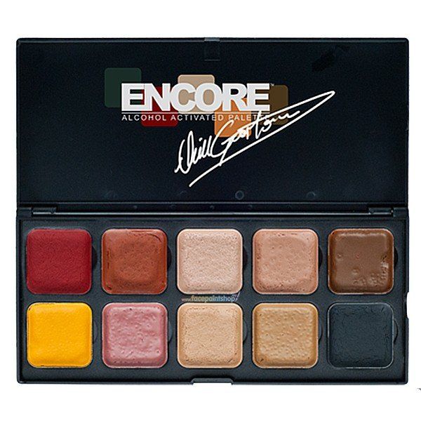 Encore Alcohol Schmink Palette Flesh By Neill Gorton