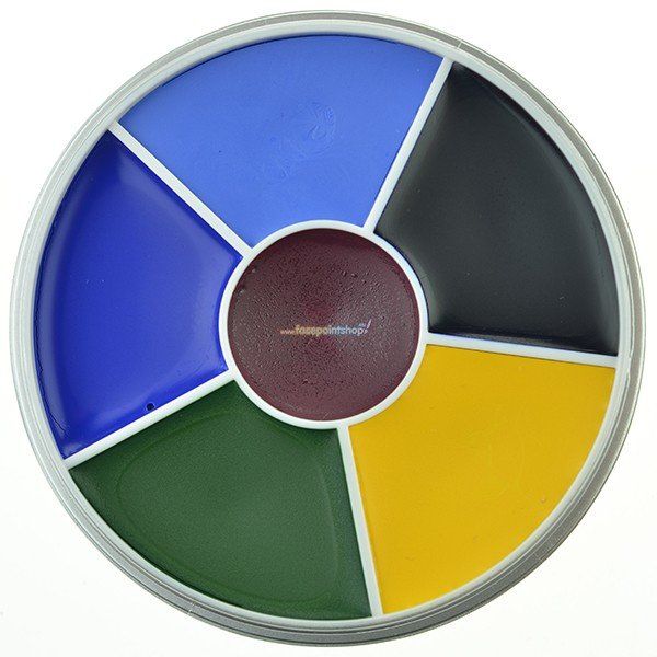 Kryolan Rainbow Circle Vetschmink Black Eye 2