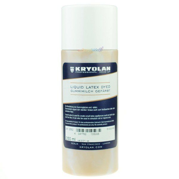 Kryolan Latex Melk Gekleurd 250ml