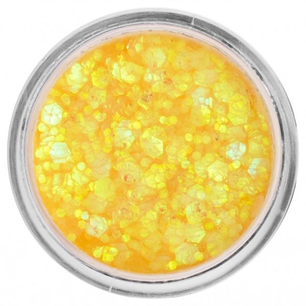 PXP Pressed Chunky Glitter Cream Honey Yellow Chameleon 10ml