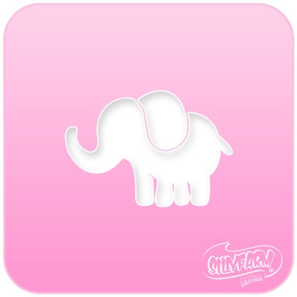 Schminksjabloon Sillyfarm Olifant