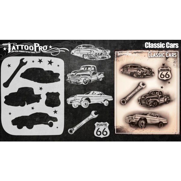 Wiser Airbrush Tattoo Classic Cars