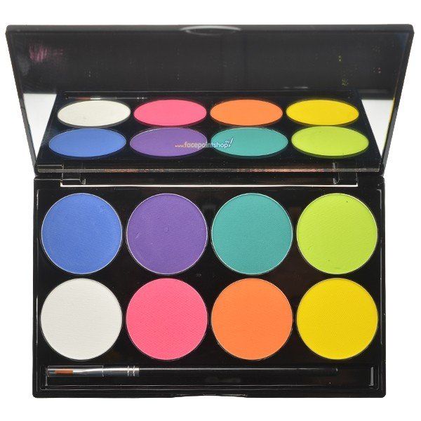 Mehron Intense Pro Pressed Pigment Palette Fire