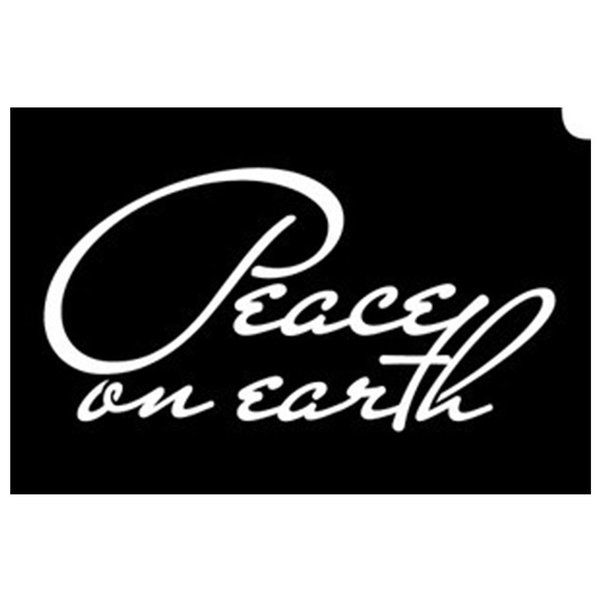 Glittertattoo Stencils Peace On Earth (5 pack)