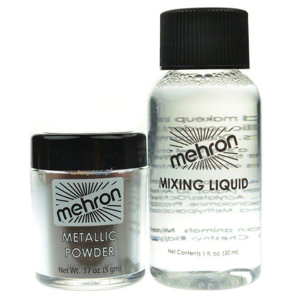 Mehron Metallic Powder Brons With Mixing Liquid