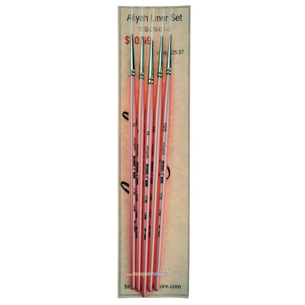 Aliyah Liner Penselen Set 5 pcs