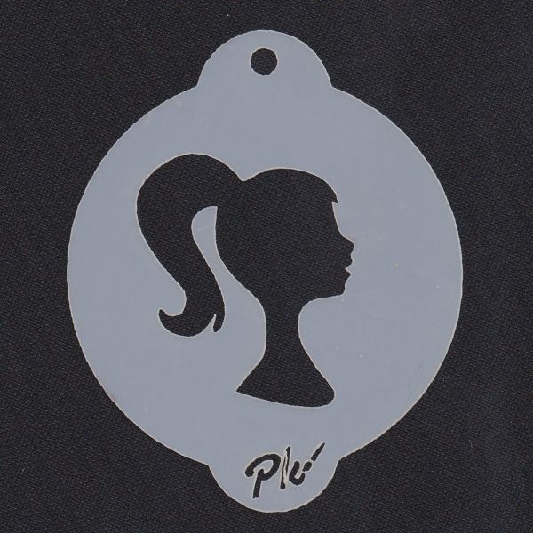 Schminkstencil Barbie A