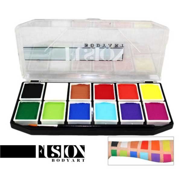 Fusion Body Art Facepainting Sampler Palette