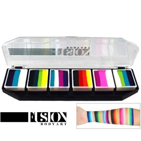 Fusion Body Art Rainbow Burst Palette