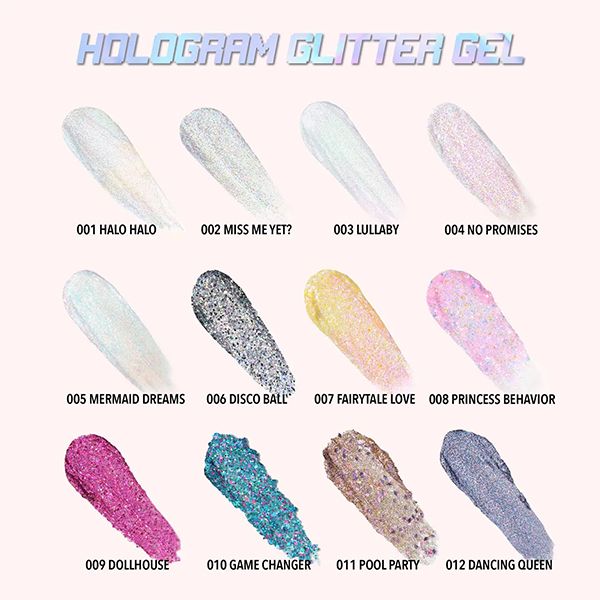 Moira Hologram Glitter Gel Game Changer 010