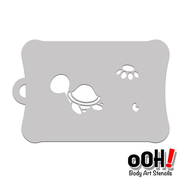 oOh Body Art Zeeschildpad Stencil