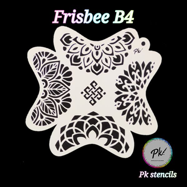 Frisbee Schminkstencil B4